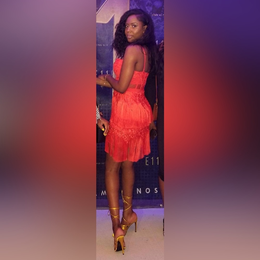 Guess orangish/red dress. Size 8.